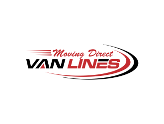 Moving Direct Van Lines logo design by violin