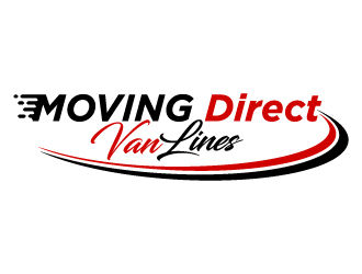 Moving Direct Van Lines logo design by Mirza