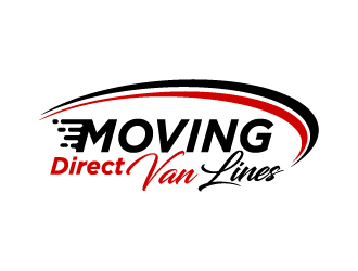 Moving Direct Van Lines logo design by Mirza