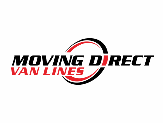 Moving Direct Van Lines logo design by hidro