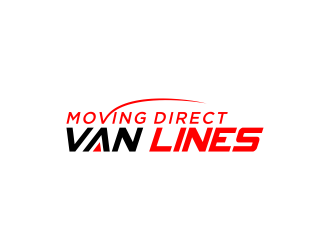 Moving Direct Van Lines logo design by Barkah