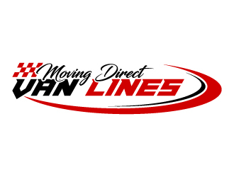 Moving Direct Van Lines logo design by gateout