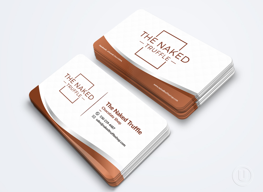 The Naked Truffle  logo design by Ulid