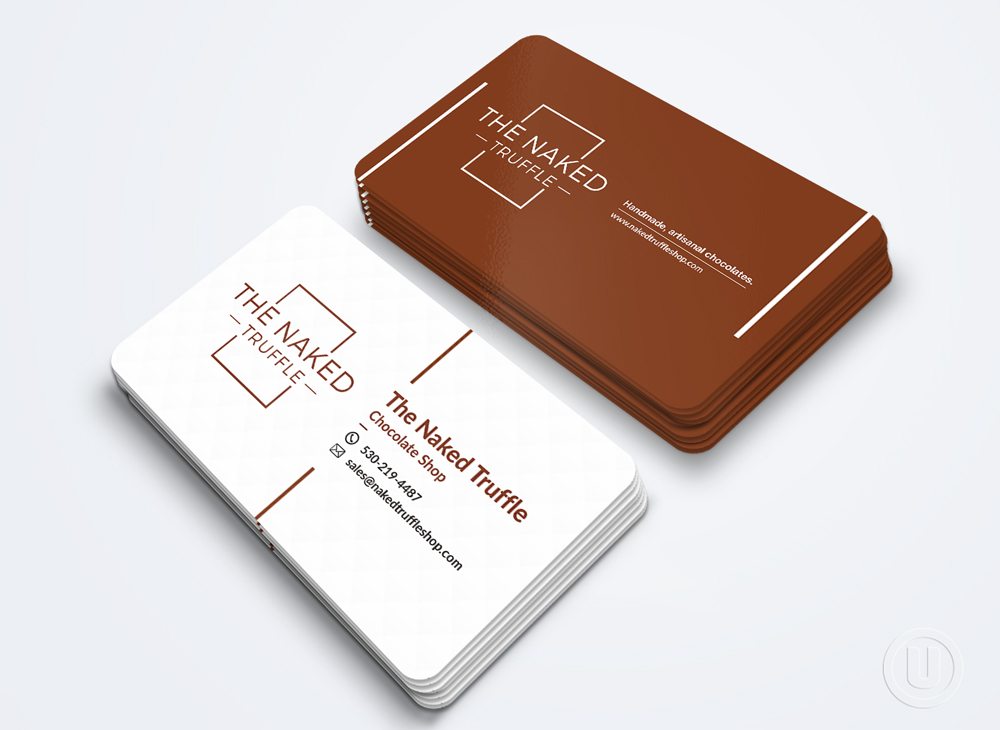 The Naked Truffle  logo design by Ulid