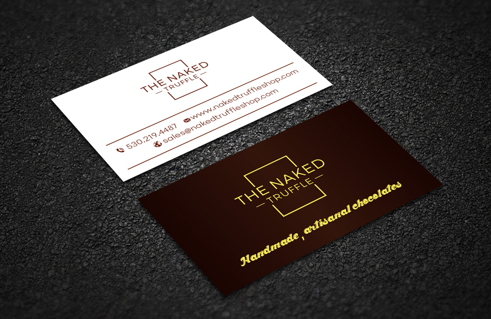 The Naked Truffle  logo design by grea8design