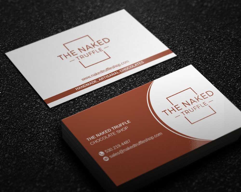 The Naked Truffle  logo design by Boomstudioz