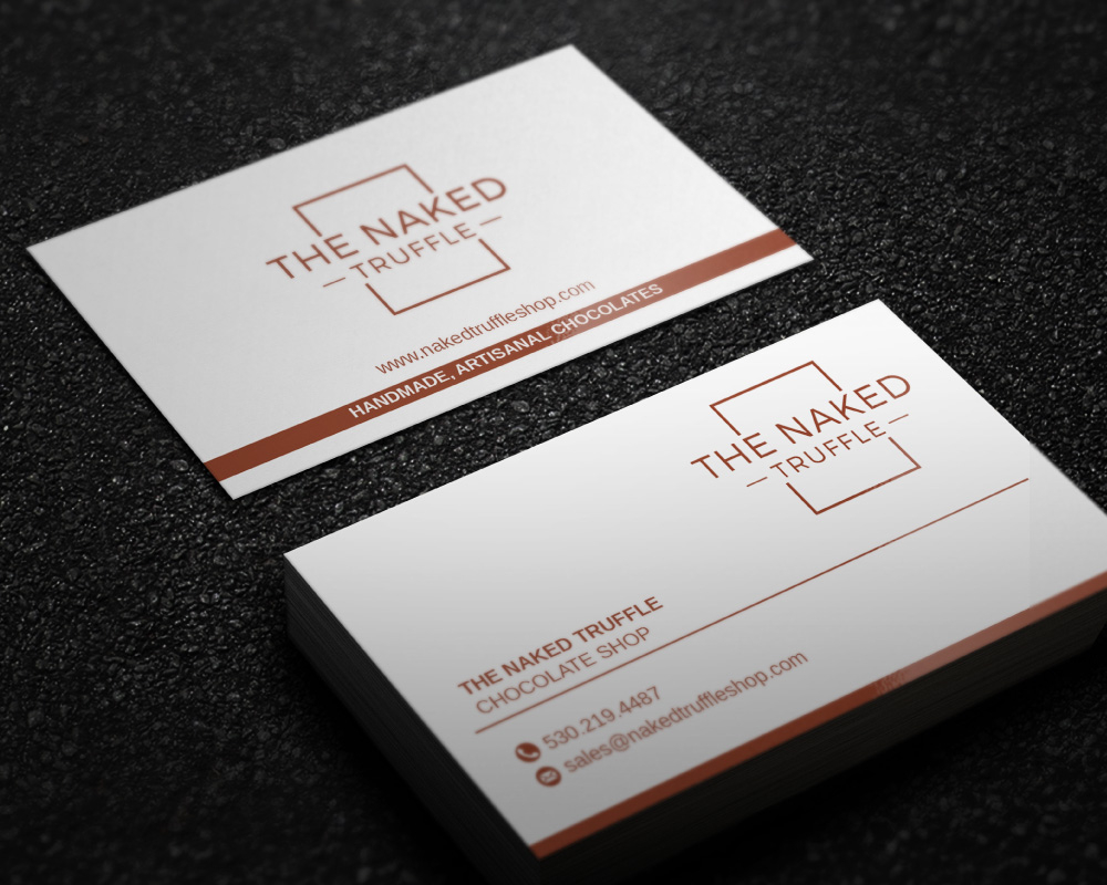 The Naked Truffle  logo design by Boomstudioz
