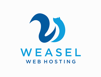 Weasel Web Hosting logo design by DuckOn