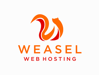Weasel Web Hosting logo design by DuckOn