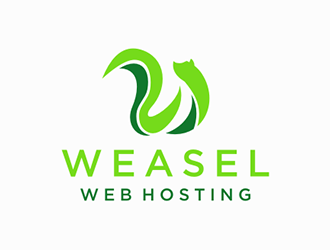 Weasel Web Hosting logo design by DuckOn