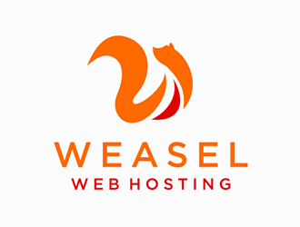 Weasel Web Hosting logo design by DuckOn