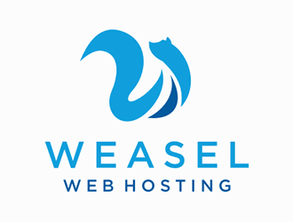 Weasel Web Hosting logo design by DuckOn