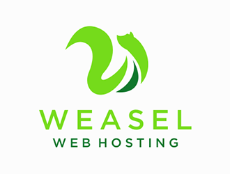 Weasel Web Hosting logo design by DuckOn