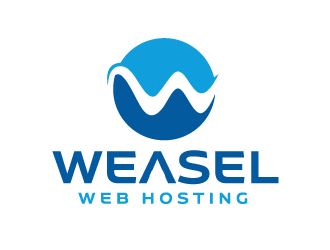 Weasel Web Hosting logo design by ElonStark