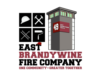 East Brandywine Fire Company  logo design by Kruger