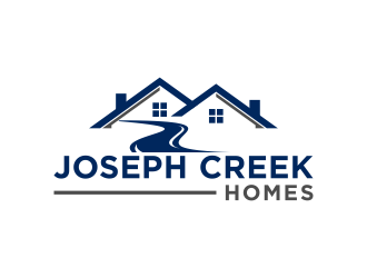 Joseph Creek Homes logo design by Lavina