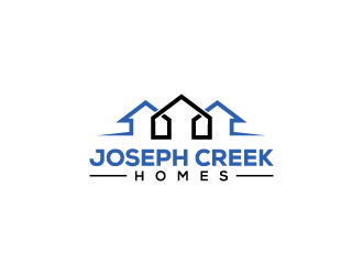 Joseph Creek Homes logo design by pencilhand