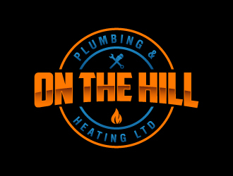 On The Hill Plumbing & Heating Ltd logo design by labo