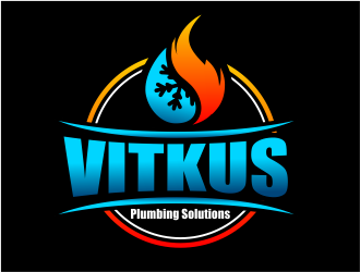 Vitkus Plumbing Solutions  logo design by Girly