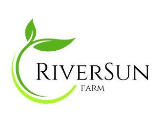 RiverSun Farm logo design by jetzu