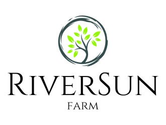 RiverSun Farm logo design by jetzu