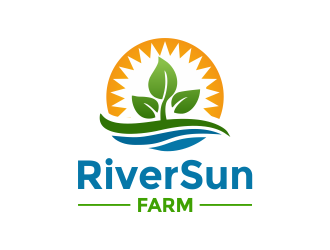RiverSun Farm logo design by Girly