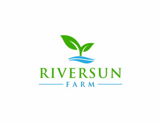 RiverSun Farm logo design by kaylee