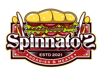   Spinnatos Hoagies & Meats  logo design by DreamLogoDesign