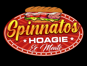   Spinnatos Hoagies & Meats  logo design by Suvendu