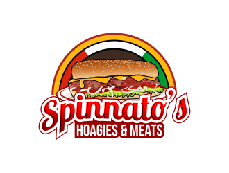  Spinnatos Hoagies & Meats  logo design by Republik
