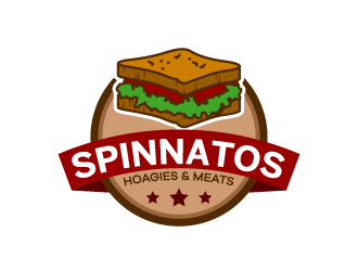   Spinnatos Hoagies & Meats  logo design by KDesigns
