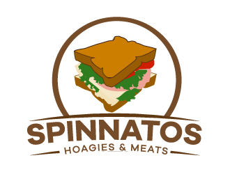   Spinnatos Hoagies & Meats  logo design by karjen