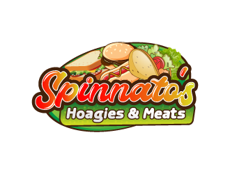   Spinnatos Hoagies & Meats  logo design by rootreeper