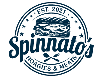   Spinnatos Hoagies & Meats  logo design by LucidSketch