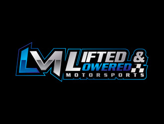 Lifted & Lowered Motorsports logo design by gogo