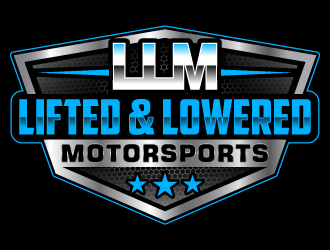 Lifted & Lowered Motorsports logo design by Suvendu
