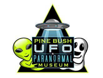 Pine Bush UFO & Paranormal Museum logo design by DreamLogoDesign