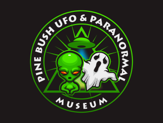 Pine Bush UFO & Paranormal Museum logo design by veter