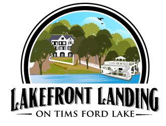 Lakefront Landing on Tims Ford Lake logo design by Suvendu