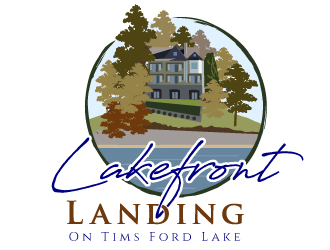Lakefront Landing on Tims Ford Lake logo design by MonkDesign