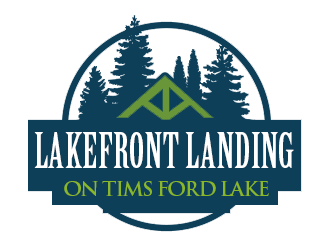 Lakefront Landing on Tims Ford Lake logo design by kunejo