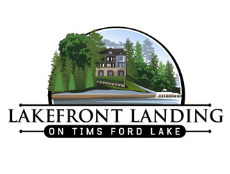 Lakefront Landing on Tims Ford Lake logo design by DreamLogoDesign