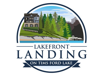 Lakefront Landing on Tims Ford Lake logo design by DreamLogoDesign