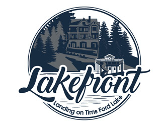 Lakefront Landing on Tims Ford Lake logo design by DreamLogoDesign
