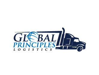 Global Principles Logistics logo design by jaize