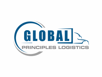 Global Principles Logistics logo design by Girly