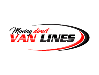 Moving Direct Van Lines logo design by gateout