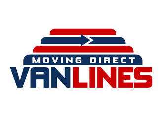Moving Direct Van Lines logo design by DreamLogoDesign