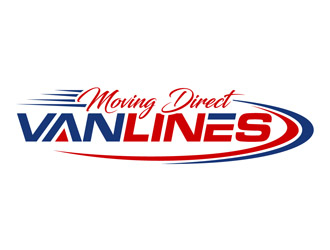 Moving Direct Van Lines logo design by DreamLogoDesign
