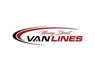 Moving Direct Van Lines logo design by puthreeone